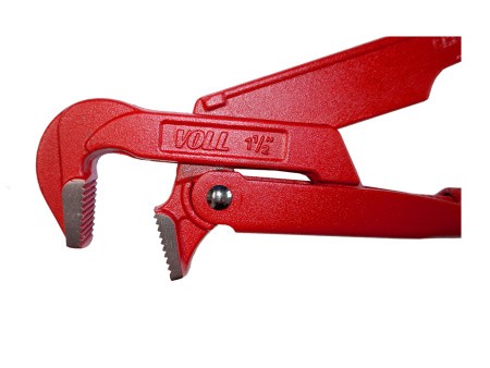 Газовый ключ VOLL  90 град. 1.1/2